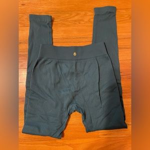 Spiritual Gangster Ribbed High Waisted Yoga Leggings